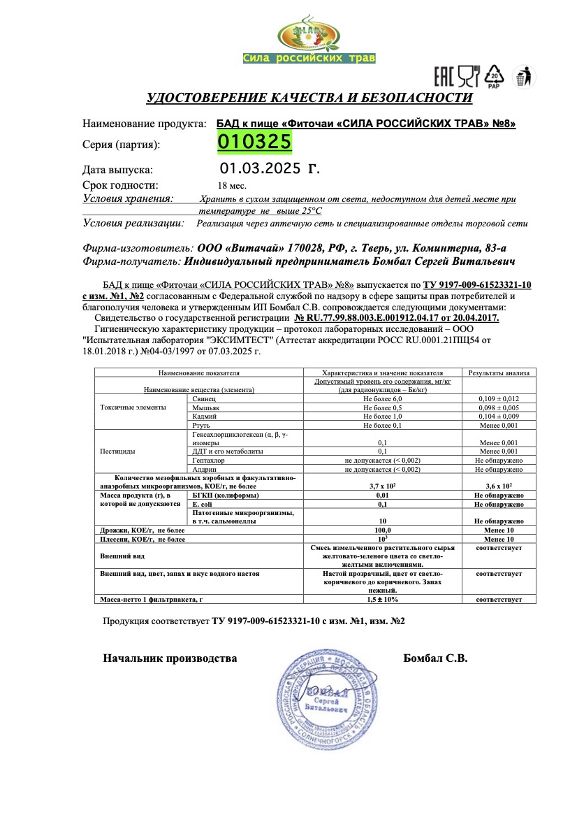 Паспорт №032025